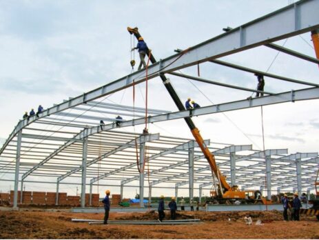 Xây dựng nhà xưởng, kho bãi cho các doanh nghiệp trong khu công nghiệp