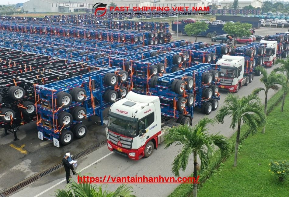Lashing máy móc công nghiệp chuẩn xuất khẩu đường biển