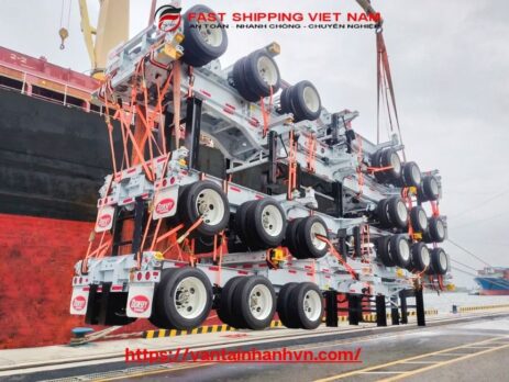 Lashing máy móc công nghiệp chuẩn xuất khẩu đường biển