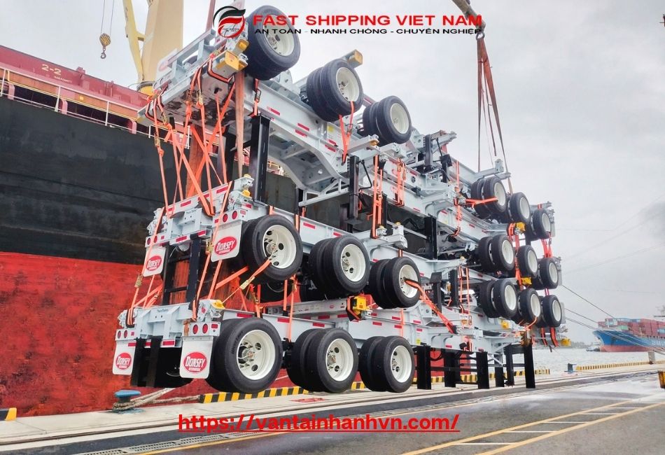 Lashing máy móc công nghiệp chuẩn xuất khẩu đường biển